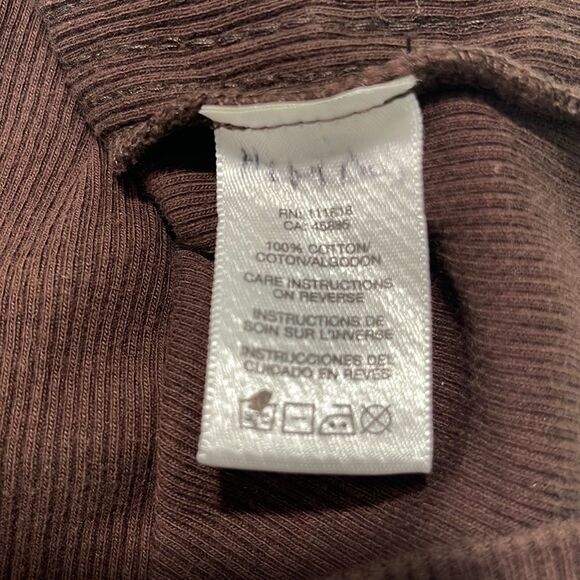 𝅺michael Michael Kors Brown Ribbed Sequin Tank Top Sz M - Picture 9 of 13